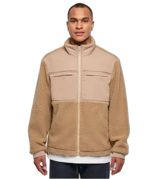 Sherpa fleece Patched