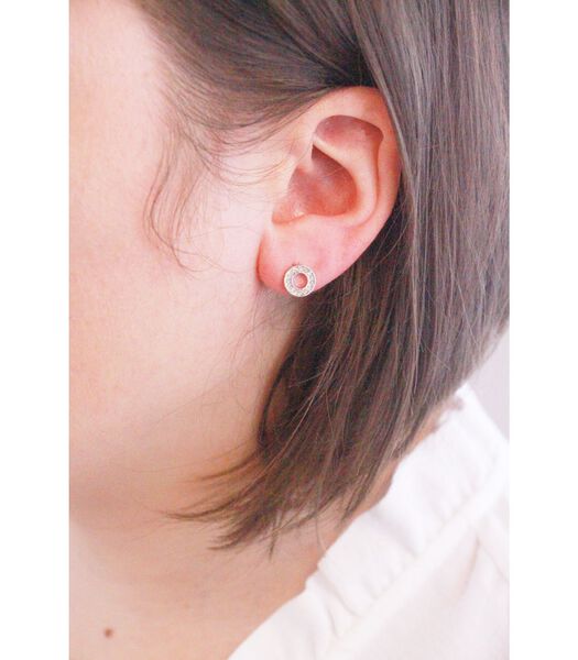 Boucles d'oreilles Ophir - Zircon Blanc