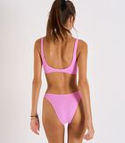 Rolling Scrunchy roze bikini met uitsparingen image number 4