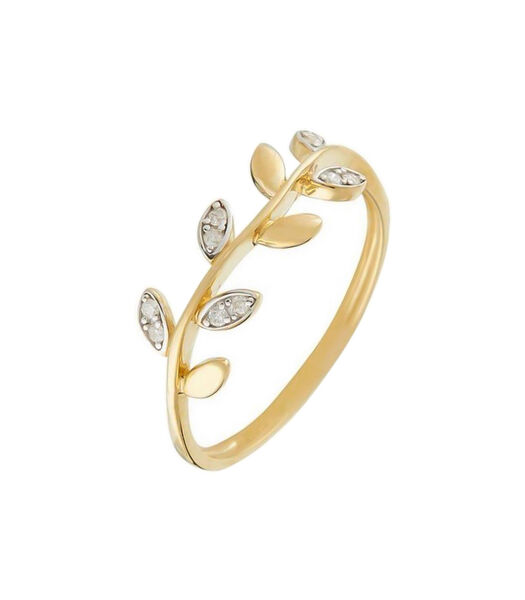 Bague "Yilana" Or jaune et Diamants