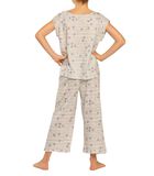 Pyjama korte mouwen corsaire broek STELLA image number 3