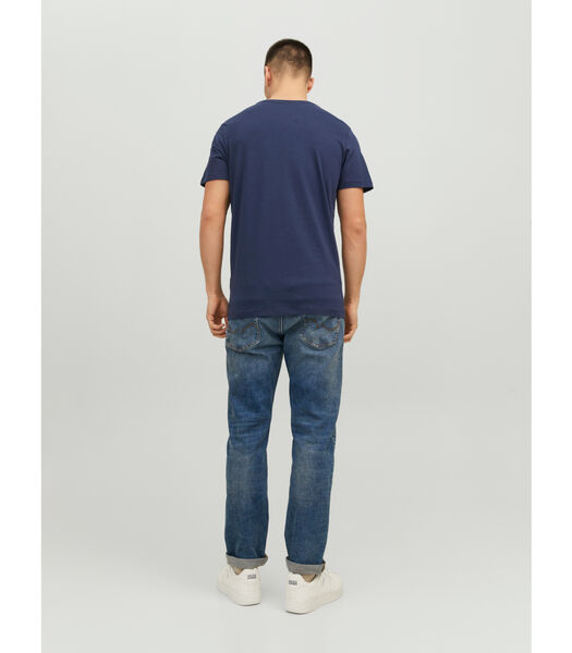 T-shirt met ronde hals Jeans