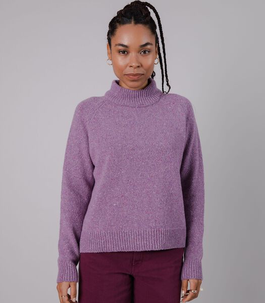 Perkins Wool Sweater Grape