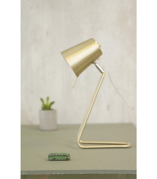 Lampe de table Z - laiton - 35x16cm