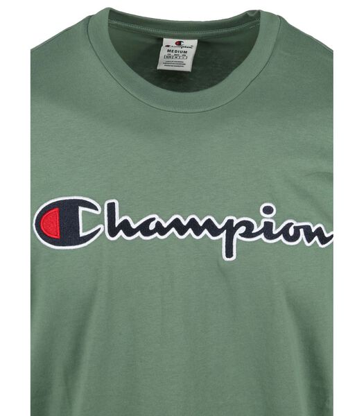 T-Shirt Script Logo Groen