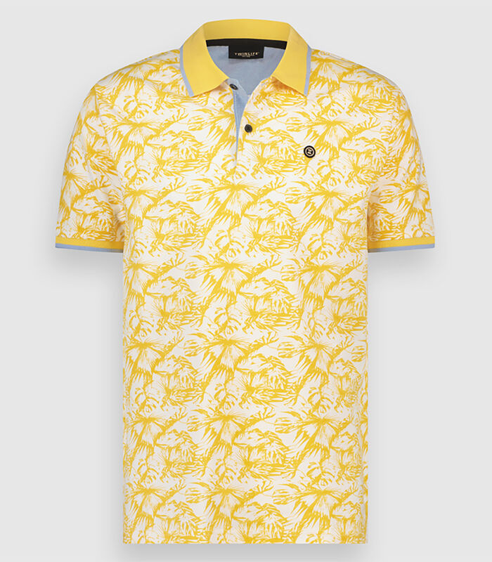 POLO ALLOVER PRINT LEAFS MEN T.SHIRT - Polo image number 0