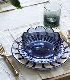 Toulouse Serveerschaal Blauw - glazen kom voor salade of pasta image number 3