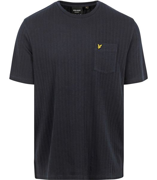 Knitted T-shirt Navy
