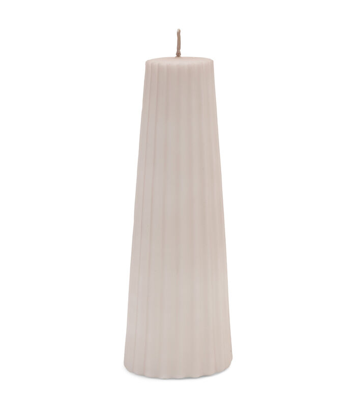 Cone Ridged Candle flax 7x20 image number 0