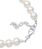 Bracelet Femmes Elégant Avec Perles Synthétiques Et Cristaux En Argent Sterling 925 image number 2