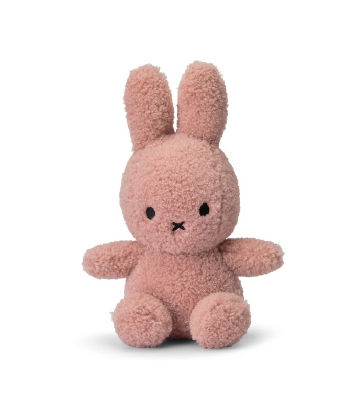 Miffy Sitting Teddy Rose - 23 cm - 9" - 100% recyclé image number 0
