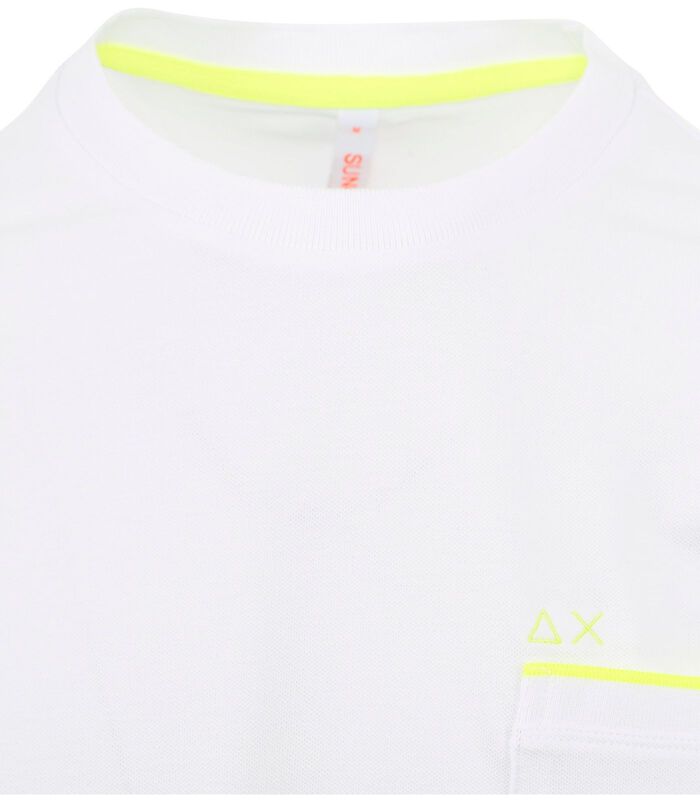 T-Shirt Neon Stripe Wit image number 1