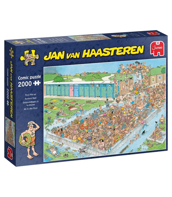 puzzel Jan van Haasteren Bomvol Bad - 2000 stukjes image number 2