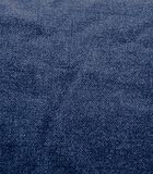 Dekbedovertrek Uni chiné donkerblauw flanel image number 1