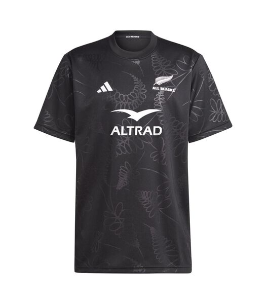 T-shirt de soutien aux supporters de rugby tout noir - 2XL