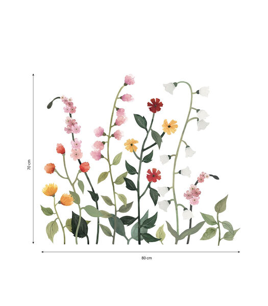 QUEYRAN - Grote stickers - Wilde bloemen