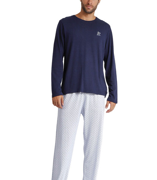 Pyjama pantalon top manches longues Stripes And Dots