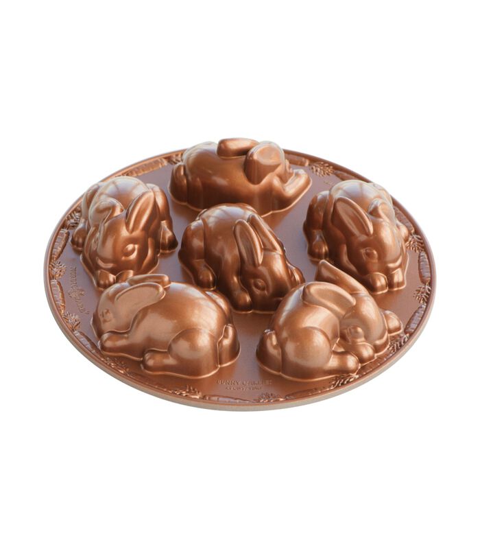 Moule à pâtisserie  Baby Bunny en cuivre - 6 pièces image number 1