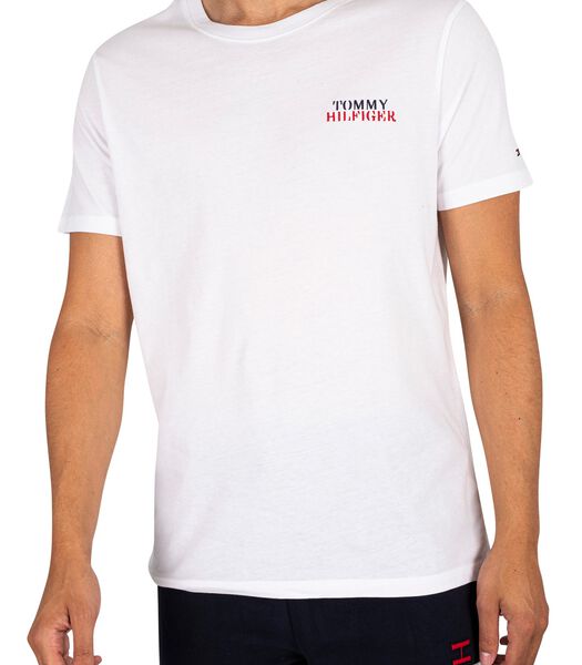 T-shirt avec logo sur la poitrine