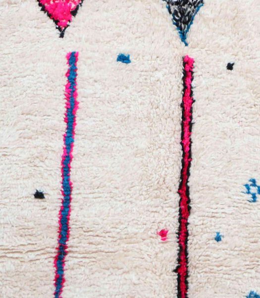 Marokkaans berber tapijt pure wol 140 x 257 cm