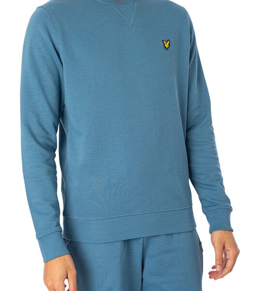 Sweatshirt Met Ronde Hals En Logo