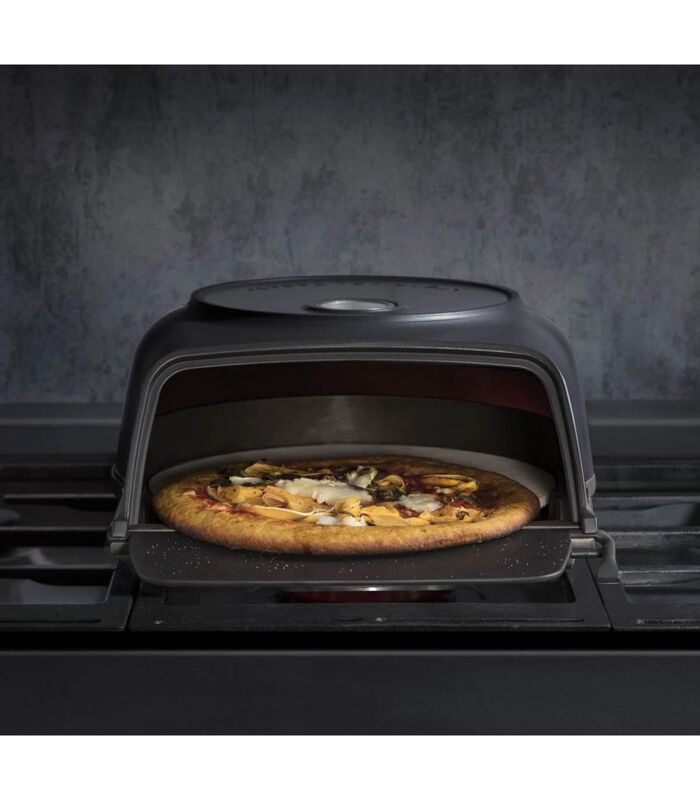 Pizza Oven Fernus & Friends - voor Fornuis - black matted - voor ø 26 cm pizza's image number 2