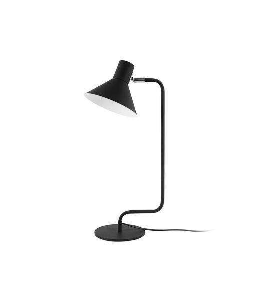 Lampe de table Office Curved - Noir - 18x21,5x50,5cm