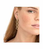 Boucles d'oreilles pour femme, acier inoxydable IP or image number 2