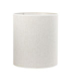 Abat-jour cylindre Breska - Blanc Perle - Ø35x40cm image number 0