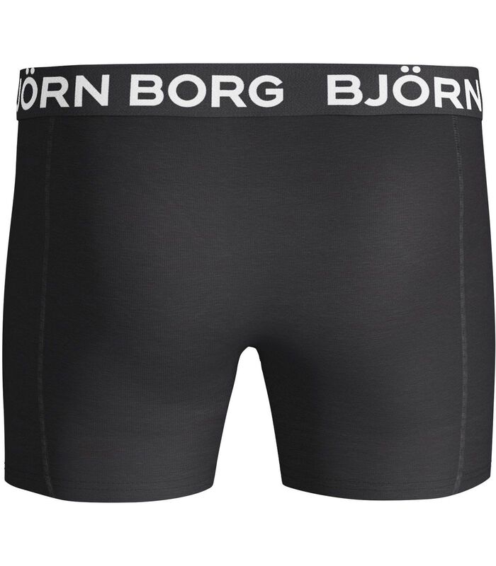 Bjorn Borg Boxers Lot de 2 Noir Solide image number 2
