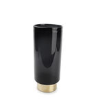 Vase 11,5XH27,5cm noir Manon image number 0