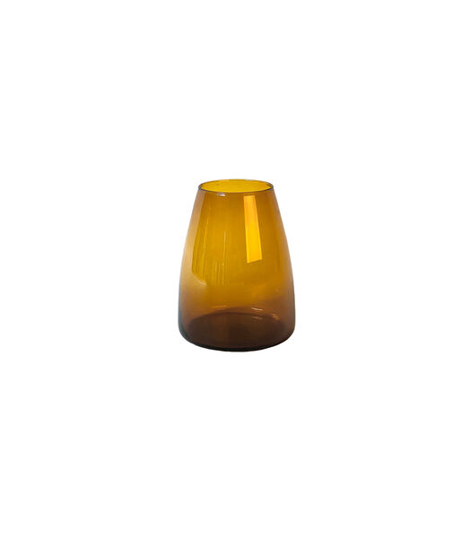 DIM vase smooth medium ambre