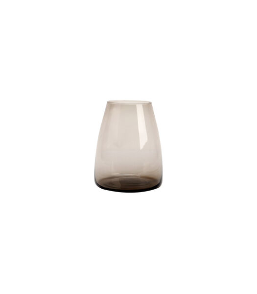 DIM vase smooth medium smoke grey