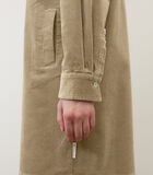 Robe en velours côtelé dotée d’une demi-patte de boutonnage image number 4