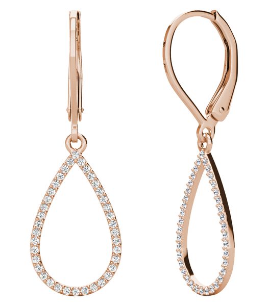 Laelia Dangling Hoop Earrings - Oostenrijks kristal
