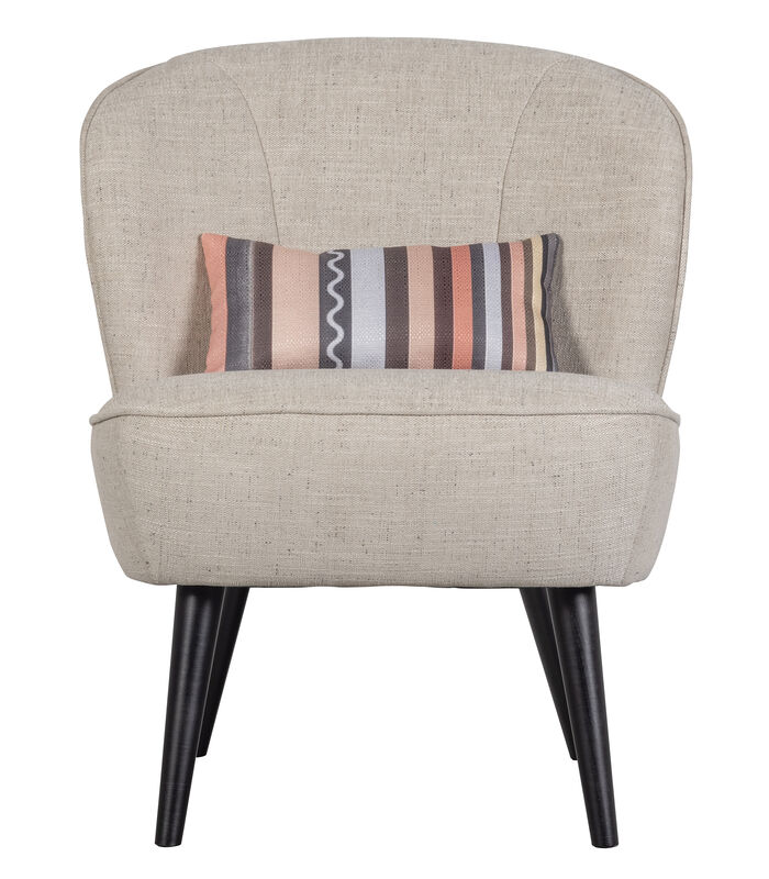LONNEKE ARMCHAIR WITH KEY PIECE CUSHION NATUREL image number 0