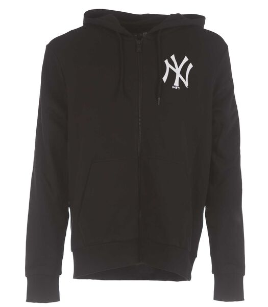 Sweatshirts New Era League Essntls Fz Hoody Neyyan Blkwhi