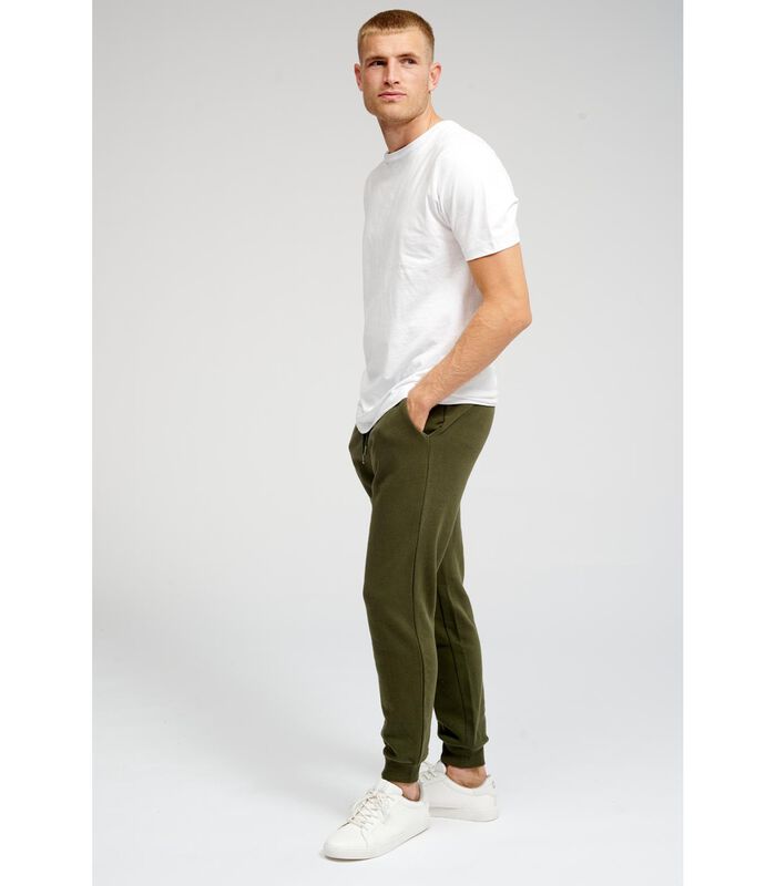 Pantalon de survêtement basique - Vert foncé image number 2
