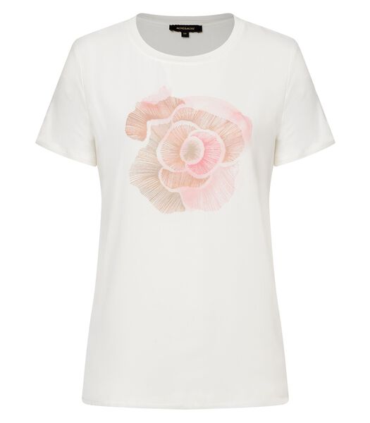 T-shirt imprimé de roses