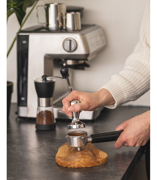 Tampon Barista  pour café - Acier inoxydable - ø 5 cm