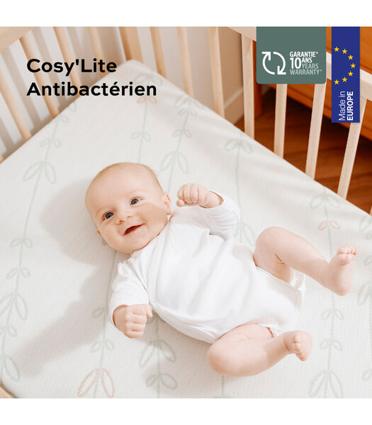 Babymatras Natuurlijke antibacteriële bescherming - COSY'LITE 60 x 120 cm