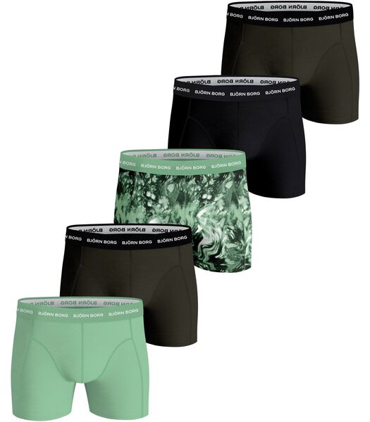 Björn Borg Boxer Shorts 5-Pack Green