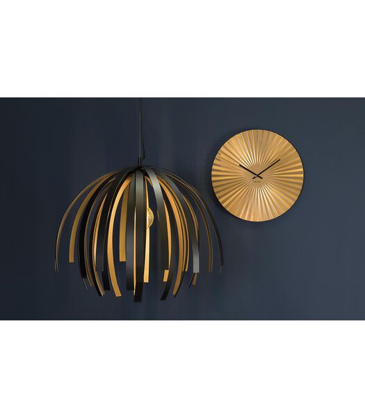 Hanglamp Willow - Alu Zwart met Goud - Large - 75x52,5cm