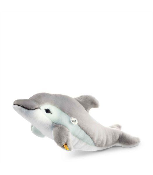 knuffel dolfijn Cappy, grijs/wit