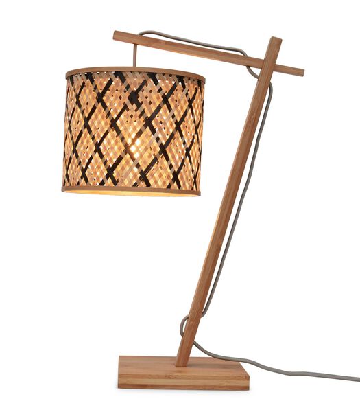 Lampe de Table Java - Bambou/Noir - 30x18x46cm