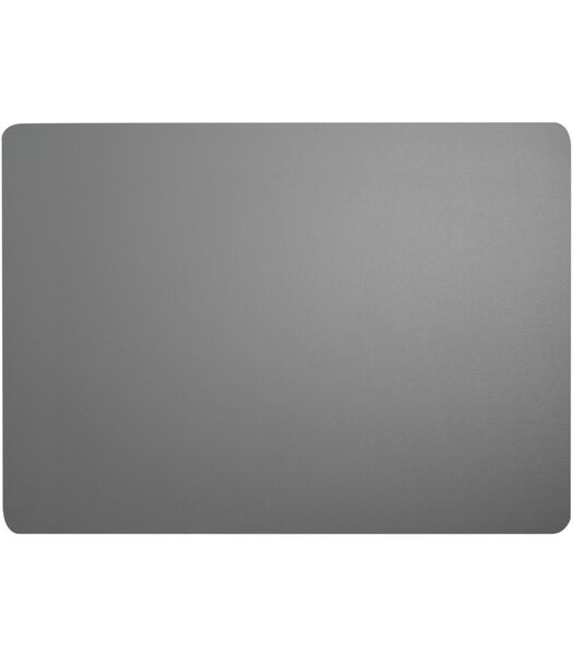 Set de table  - Aspect cuir fin - Ciment - 46 x 33 cm
