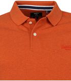 Superdry Classic Pique Polo Oranje image number 1