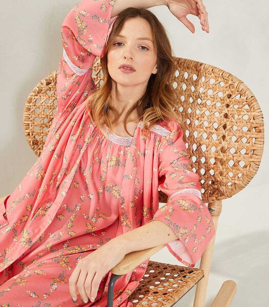 Manon - Kimono homewear Satin de viscose