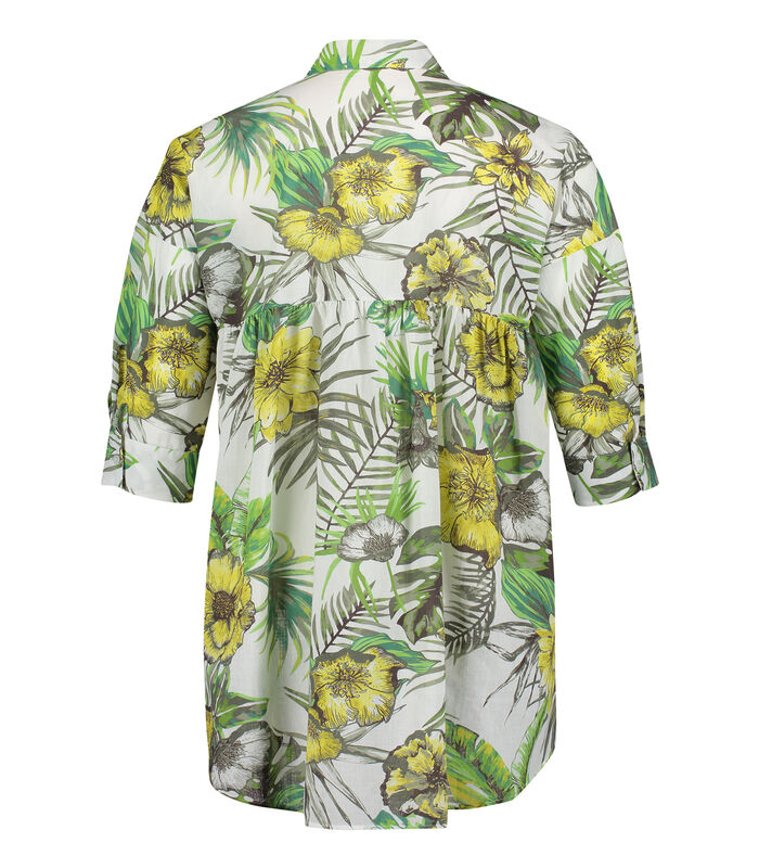 Lange blouse met bloemenprint image number 3