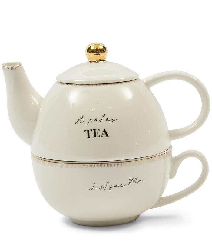 Théière  1 Litre - RM Elegant Tea For One - Blanc image number 0